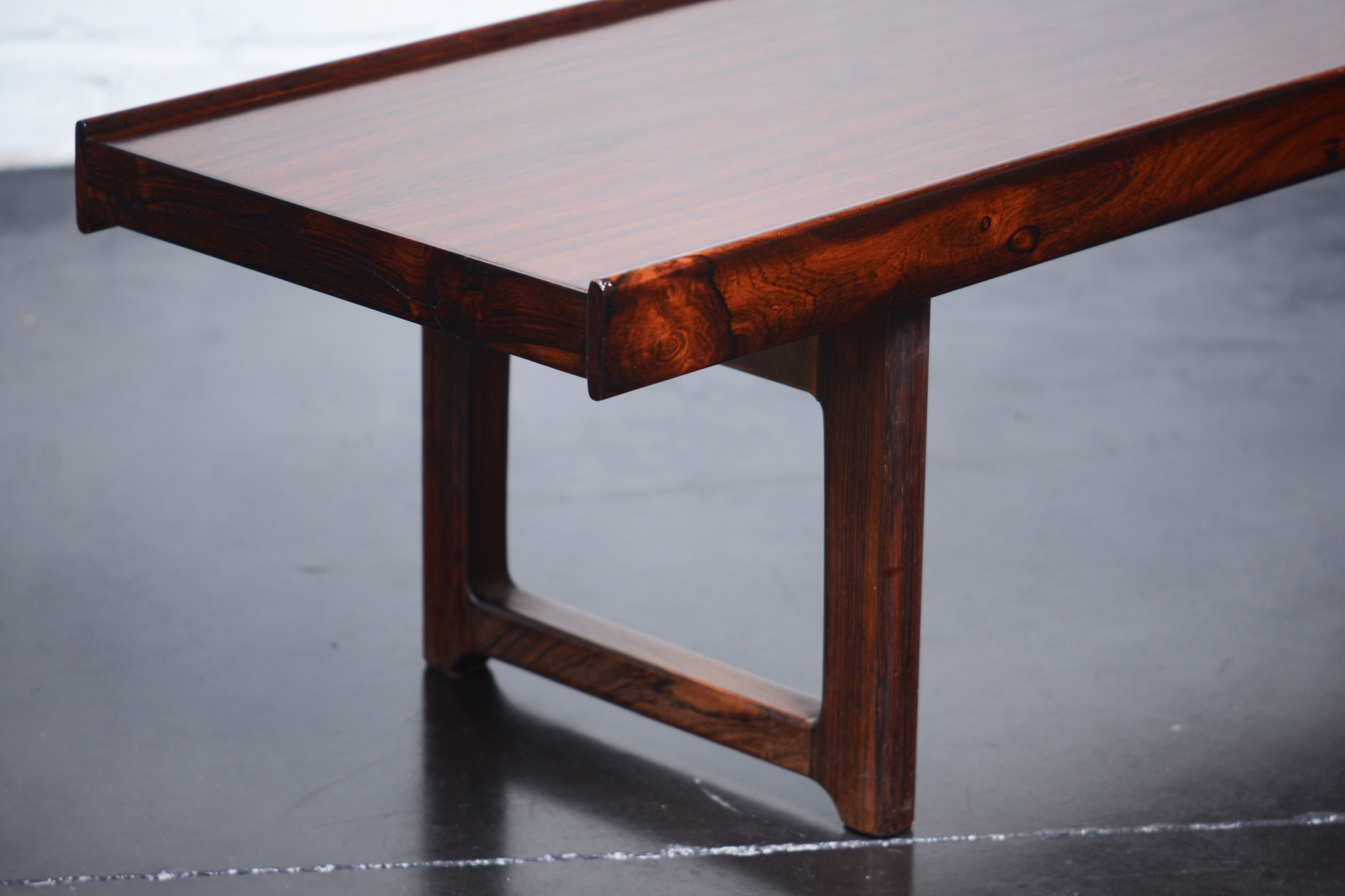 Bench in rosewood of Torbjörn Afdal model Drobo of 1962