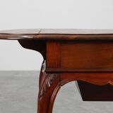 Late 19th‑Century French Louis XV Style Walnut Side Table with Drawer and S
