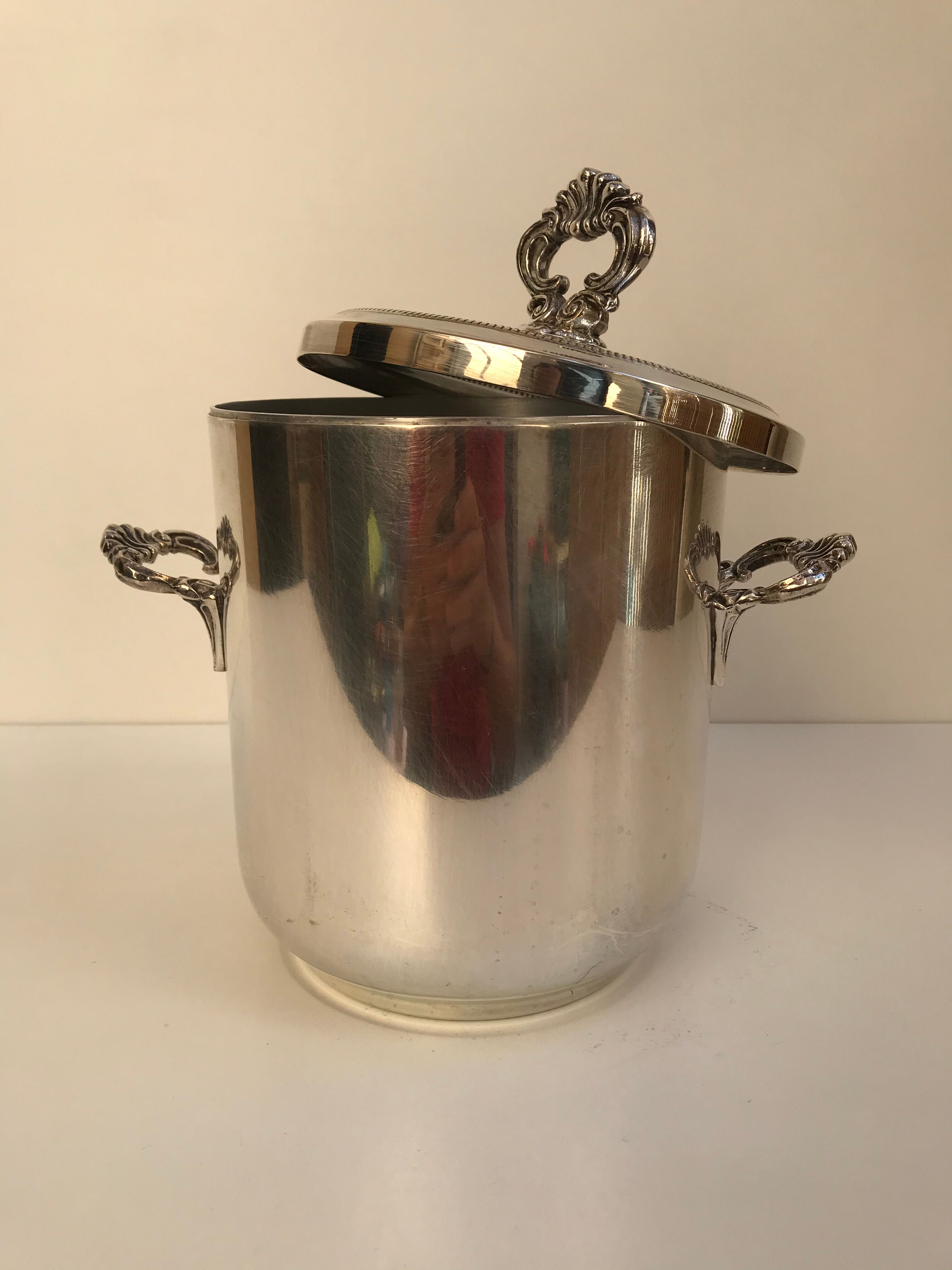 Bossi silver ice bucket