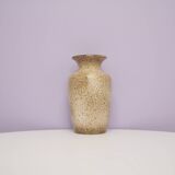vintage taupe speckled West Germany vase Scheurich