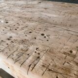 Antique workbench in light wood
