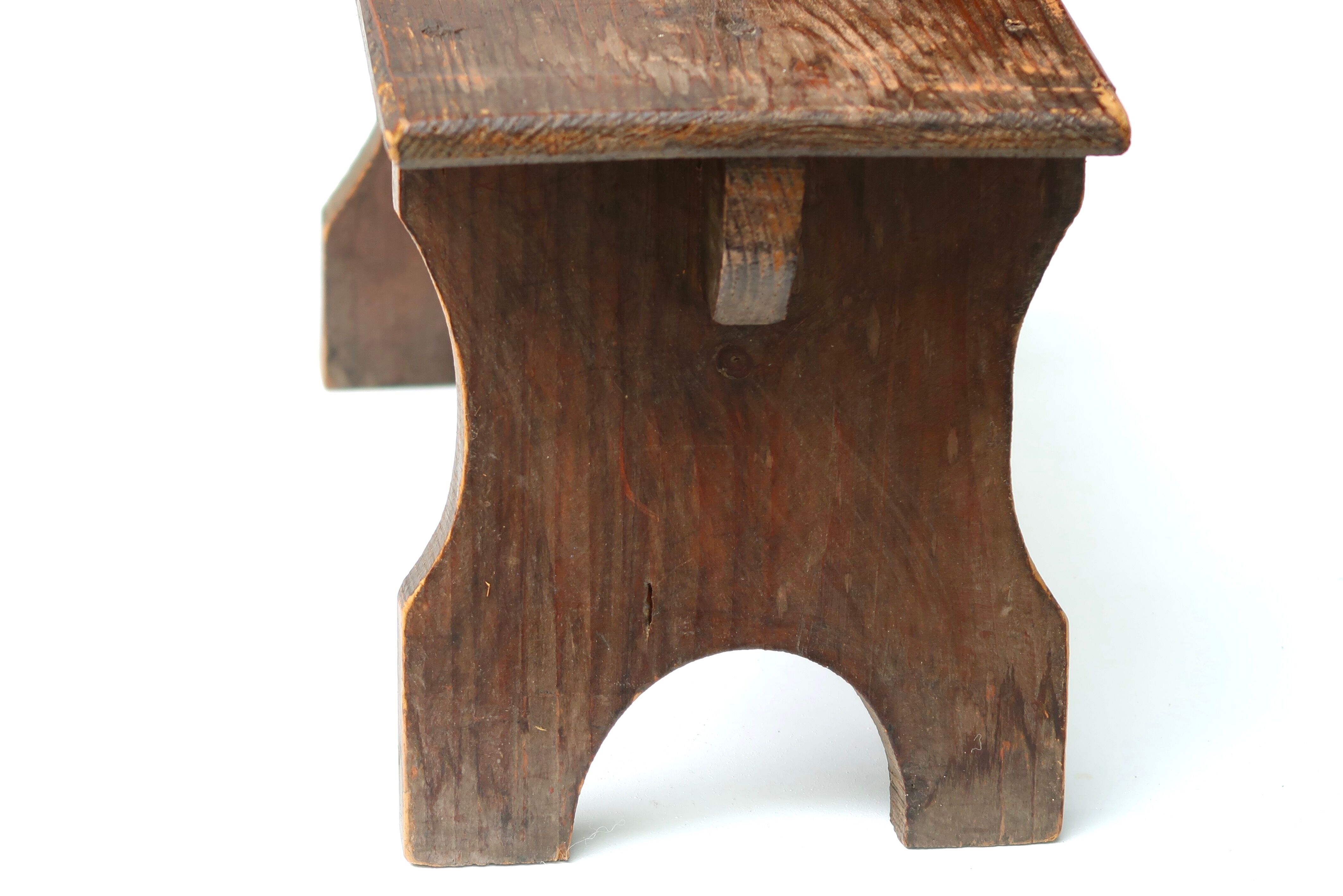 Wooden walking bench, 50s