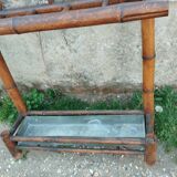 Porte manteau en bambou ancien vintage