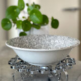 Italian speckled stoneware salad bowl