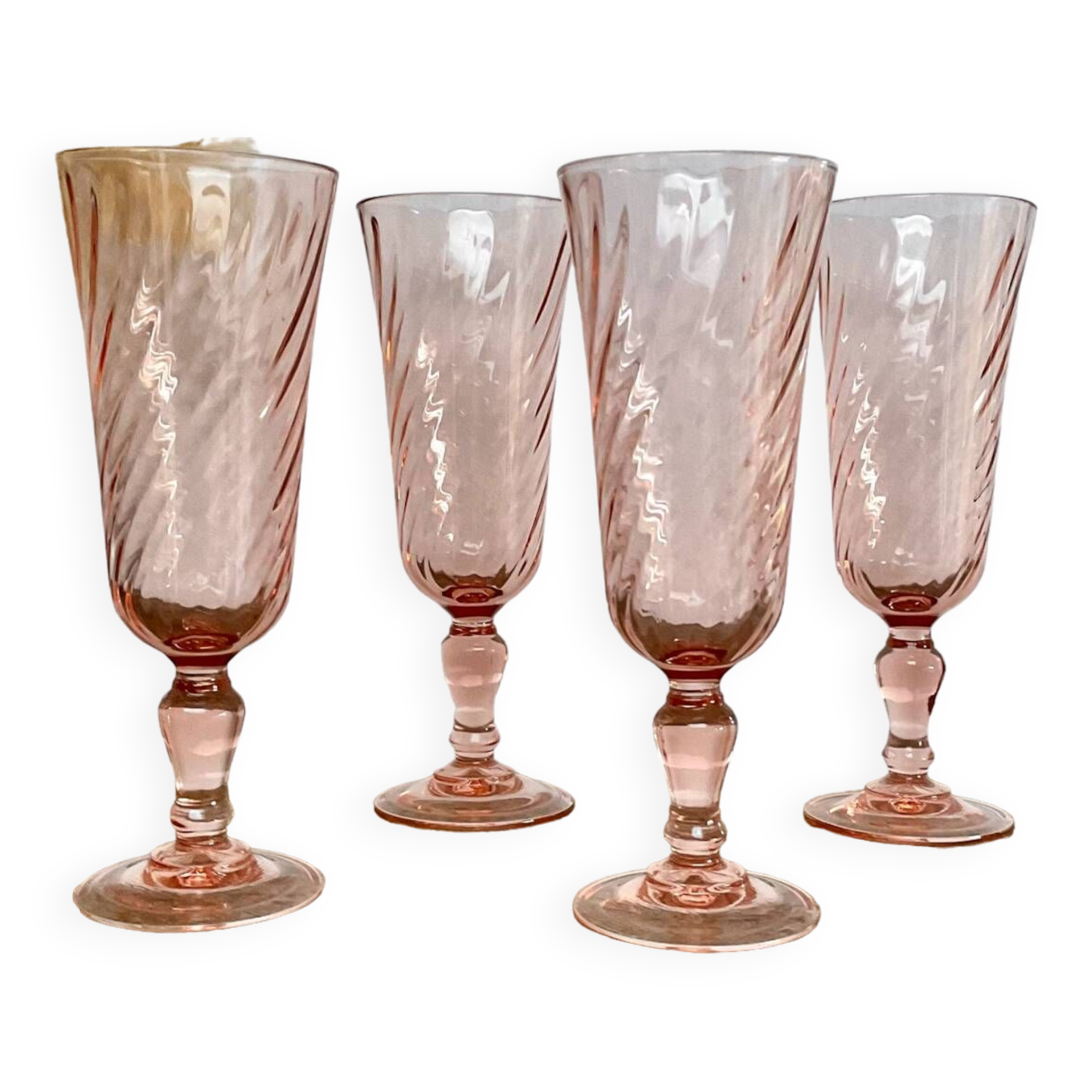 4 vintage Rosaline flutes