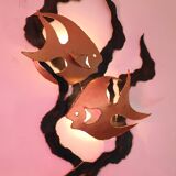 Decorative and luminous wall light from the 60s