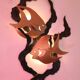 Decorative and luminous wall light from the 60s