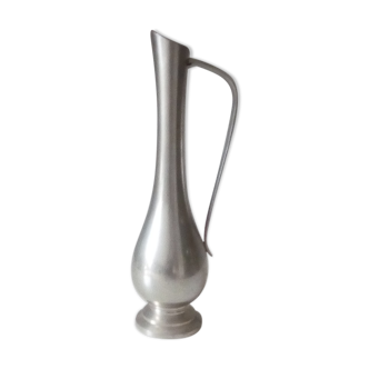 Ewer vase soliflore tin of the manor