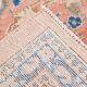 Tapis persan classique rose et bleu 9x12, 280x382 cm