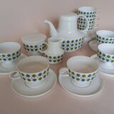 Service 8 cups "Rosette Taïga" Tapio Wirkkala & Ute Schröder for Rosenthal, ca 1970