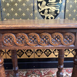 Oak side table