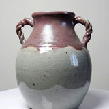 Vase studio pottery Milly Finn UK vintage 60s-70s stoneware