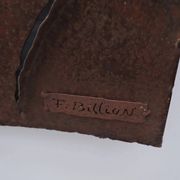 Painting and wall sculpture "Indian Jim" by F. Billion