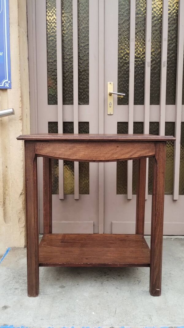 Table à double plateau vintage année 50