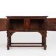 Antique 16th century Spanish carved cabinet in oak.