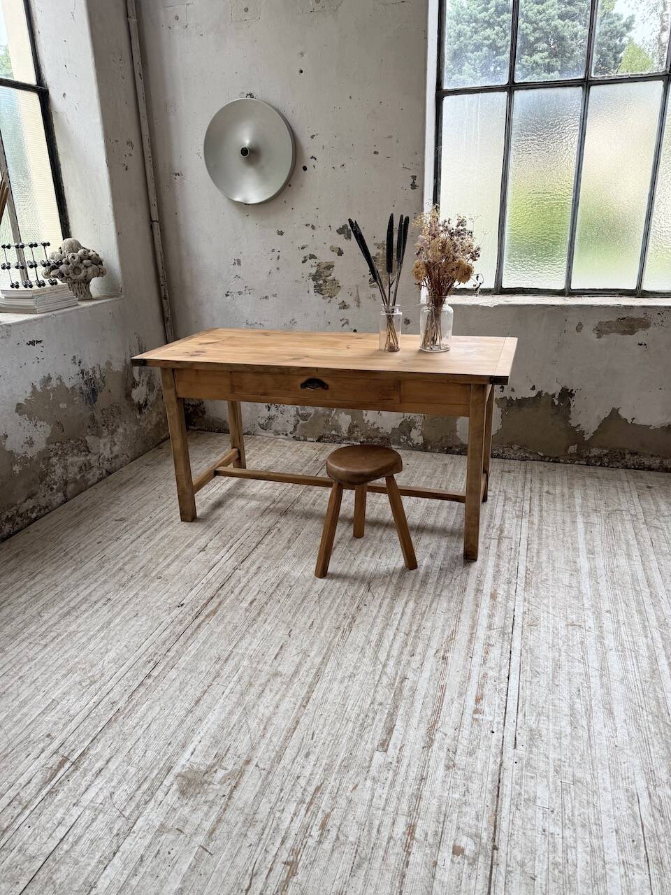 Farm table in pine, 1950s