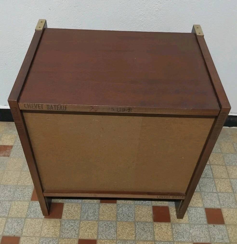 Antique vintage boat style bedside table