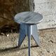 Vintage rustic style wooden stool