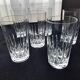 6 Arques crystal orangeade, whisky and cocktail glasses