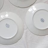 Set of 6 flat plates, Onnaing, Algéciras model