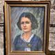 Pastel portrait painting