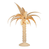Lampe palmier en rotin XXL