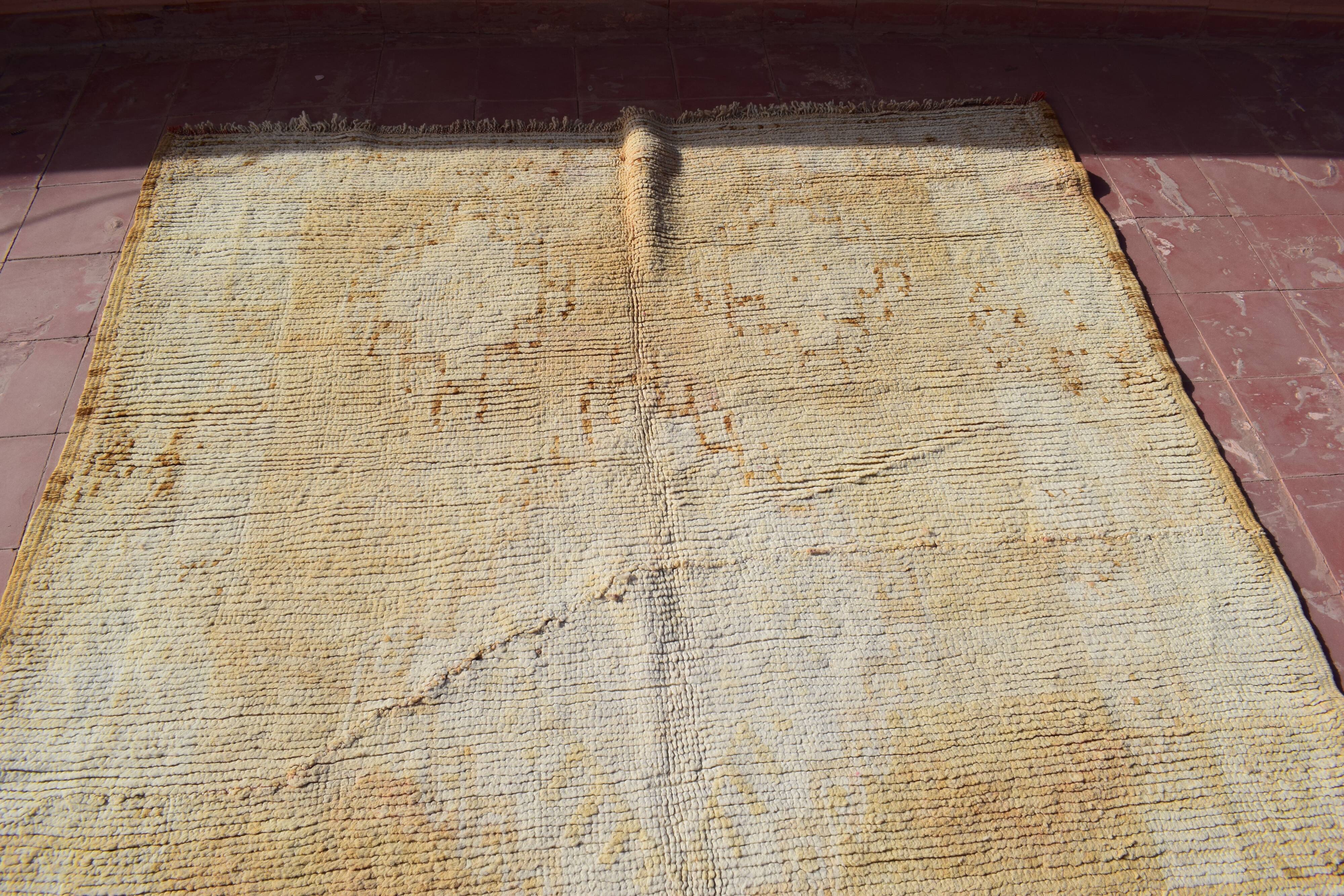 Tapis berbère boujaad atlas vintage, 245x175 cm