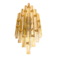 Venini iridescent glass wall light 7 blades model XL