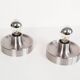 Pair of petite Disc sconces selected by Charlotte Perriand for Les Arcs