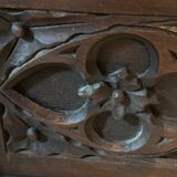 Neo-Gothic chest bench