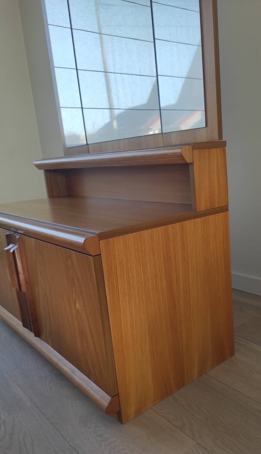 Vintage chest of drawers with triptych mirror, 60's