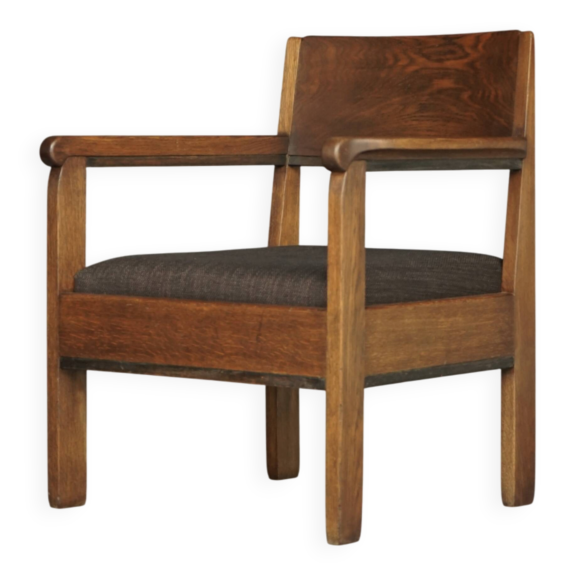 Low Art Deco Armchair by Hendrik Fels for L.O.V. Oosterbeek, 1930s