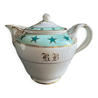 English porcelain solo teapot from the 1930s