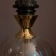 Lampe See Delmas en laiton et verre