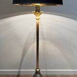 Lampadaire de parquet ananas en laiton