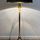 Pineapple floor lamp in brass