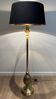Pineapple floor lamp in brass