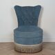 Fauteuil crapaud en velours