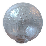 Vintage glass lamp globe, bubble style.