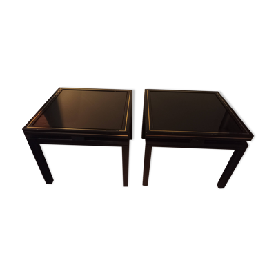 Paire de tables d'appoint Pierre Vandel Paris
