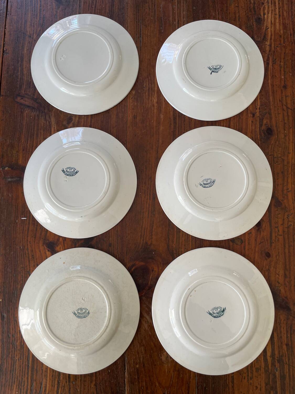 12-piece “Terre de fer” service, Margot model