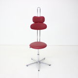 Height-Adjustable Swivel Chair 1980s, Czechoslovakia