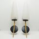 Pair of mid-century wall lamps