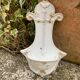 Old porcelain wall font