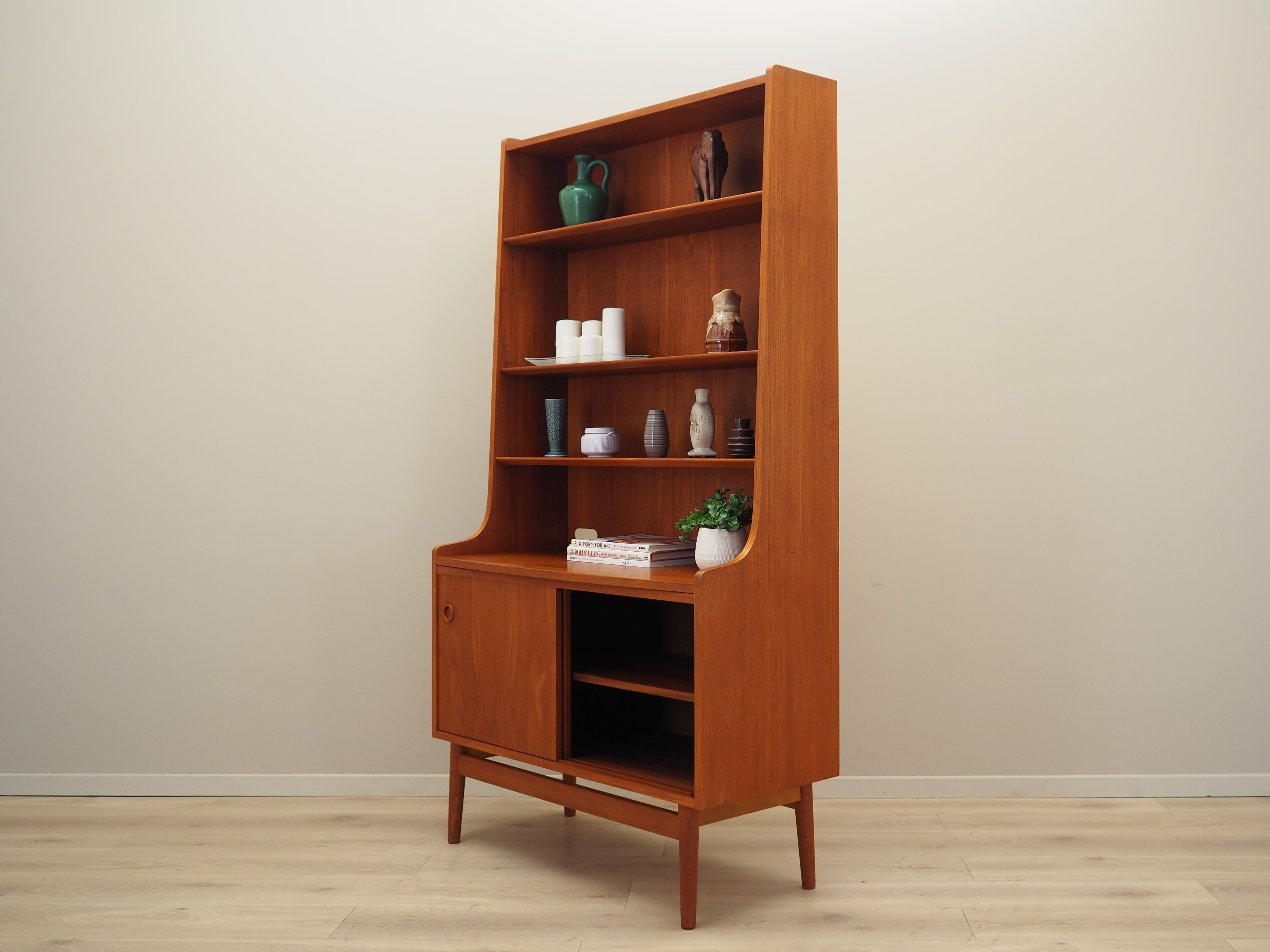 Teak bookcase, Danish design, 1970s, designer: Johannes Sorth