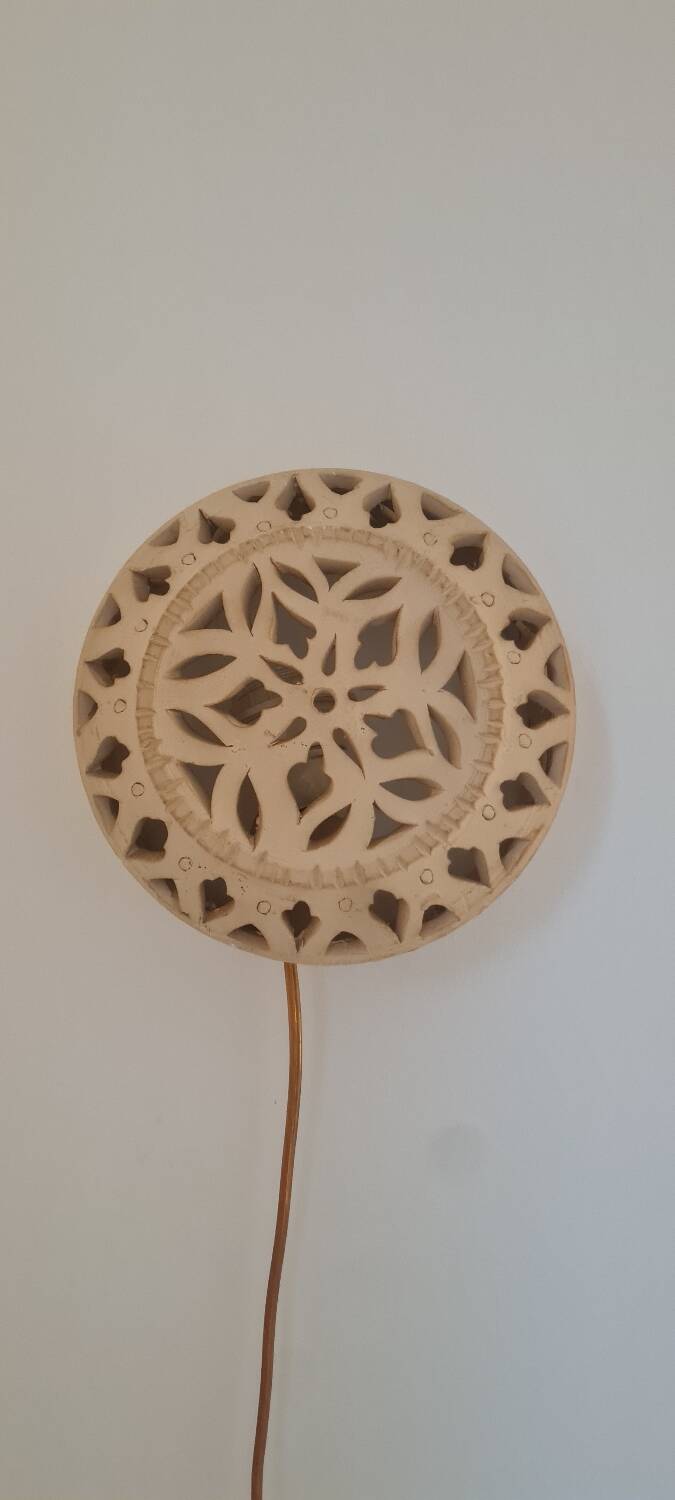Terracotta wall light