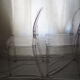 Pair of stackable chairs Victoria Ghost by Philippe Starck, Kartell