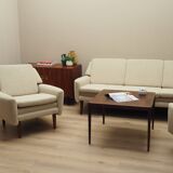 Cream armchair, Danish design, 1970s, production: Denmark