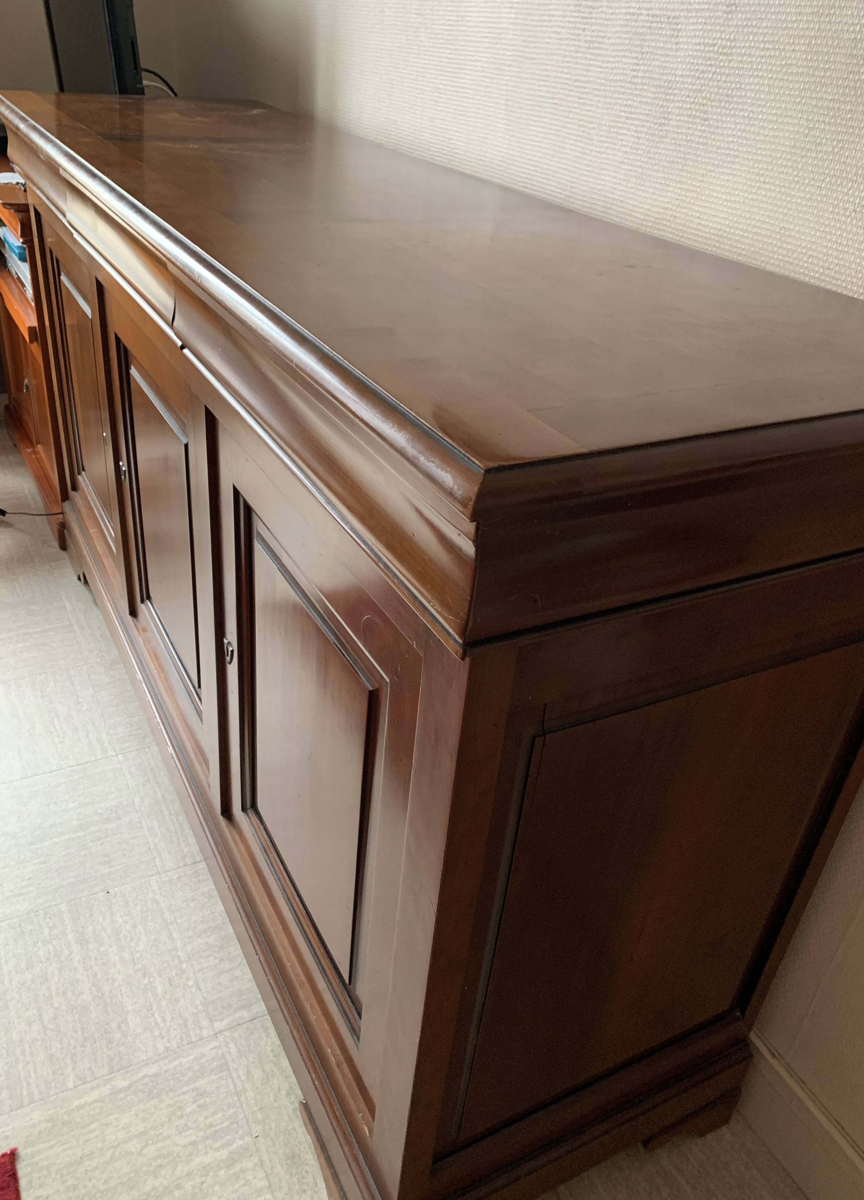 Cherry wood sideboard