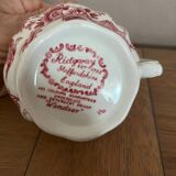 Charmant Pot à Lait Rouge Grenat – Ridgeway Staffordshire England Wind